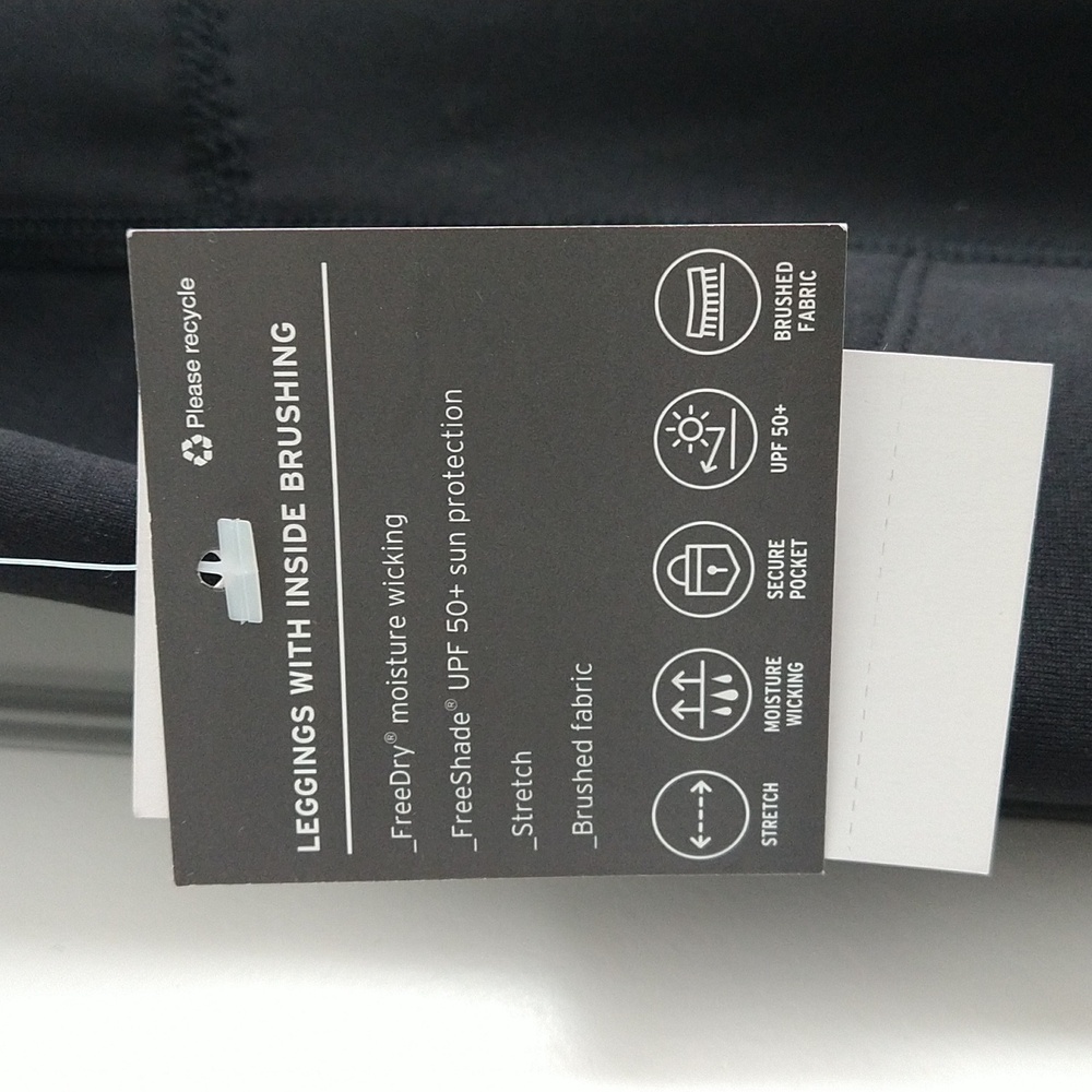 💎Eddie Bauer Cropped Athletic Black Pants XL 💎 - Picture 10 of 11